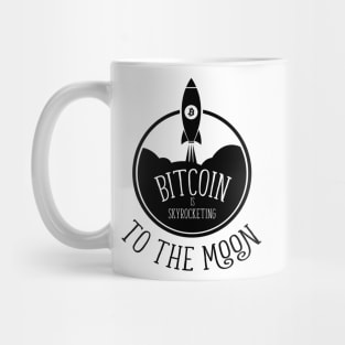 bitcoin to the moon Mug